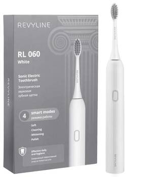 Электрическая звуковая зубная щётка Revyline RL 060, белая